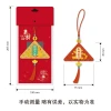 Cultural and creative wealth abundance sachets, hand-sewn wealth triangle lucky bags, wealth sachets, lucky bag pendants, peace amulets Item Picture